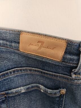 7 for all mankind High Waist Ankle Skinny Jeans Size 29